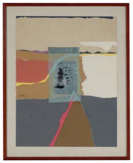 Robert Keyser - Blue Rectangle; and a companion work