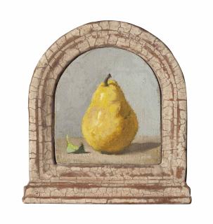 Robert Kulicke - Single Yellow Pear and Leaf
