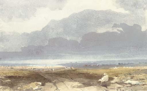 Robert Leman - Shepherds On A Heath Near Norwich