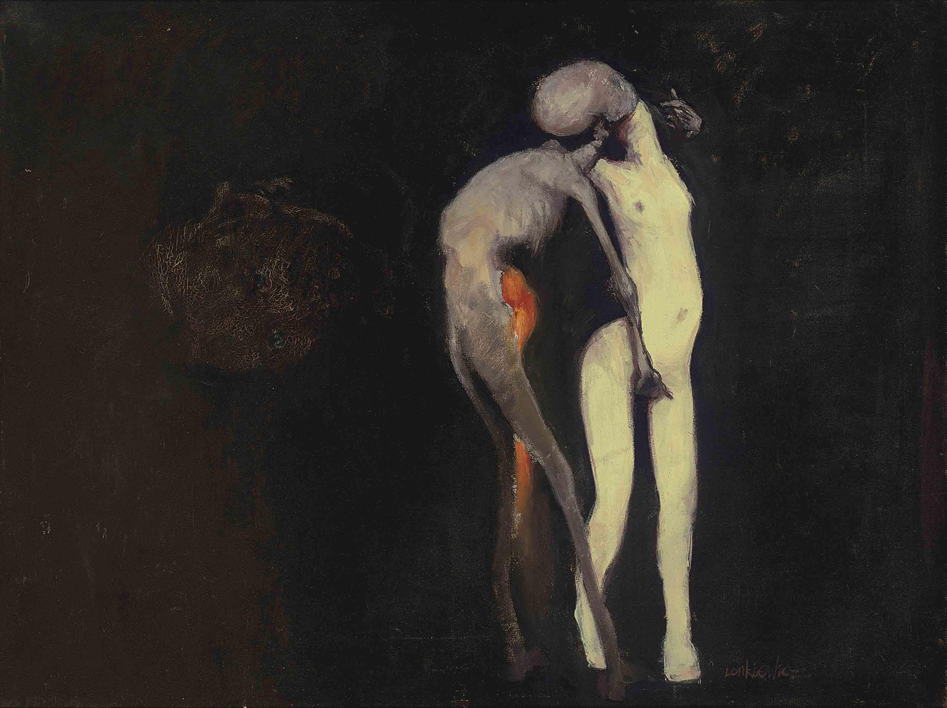 Robert Lenkiewicz - Death and the Maiden