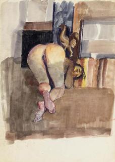 Robert Lenkiewicz - Nude girl