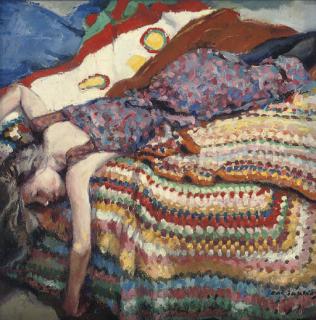 Robert Lenkiewicz - Woman On A Bed