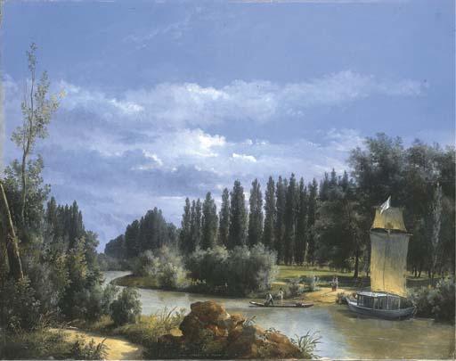 Robert-Léopold Leprince - Vue du Parc du Château de Neuilly