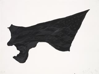Robert Longo - Black Flag #6A