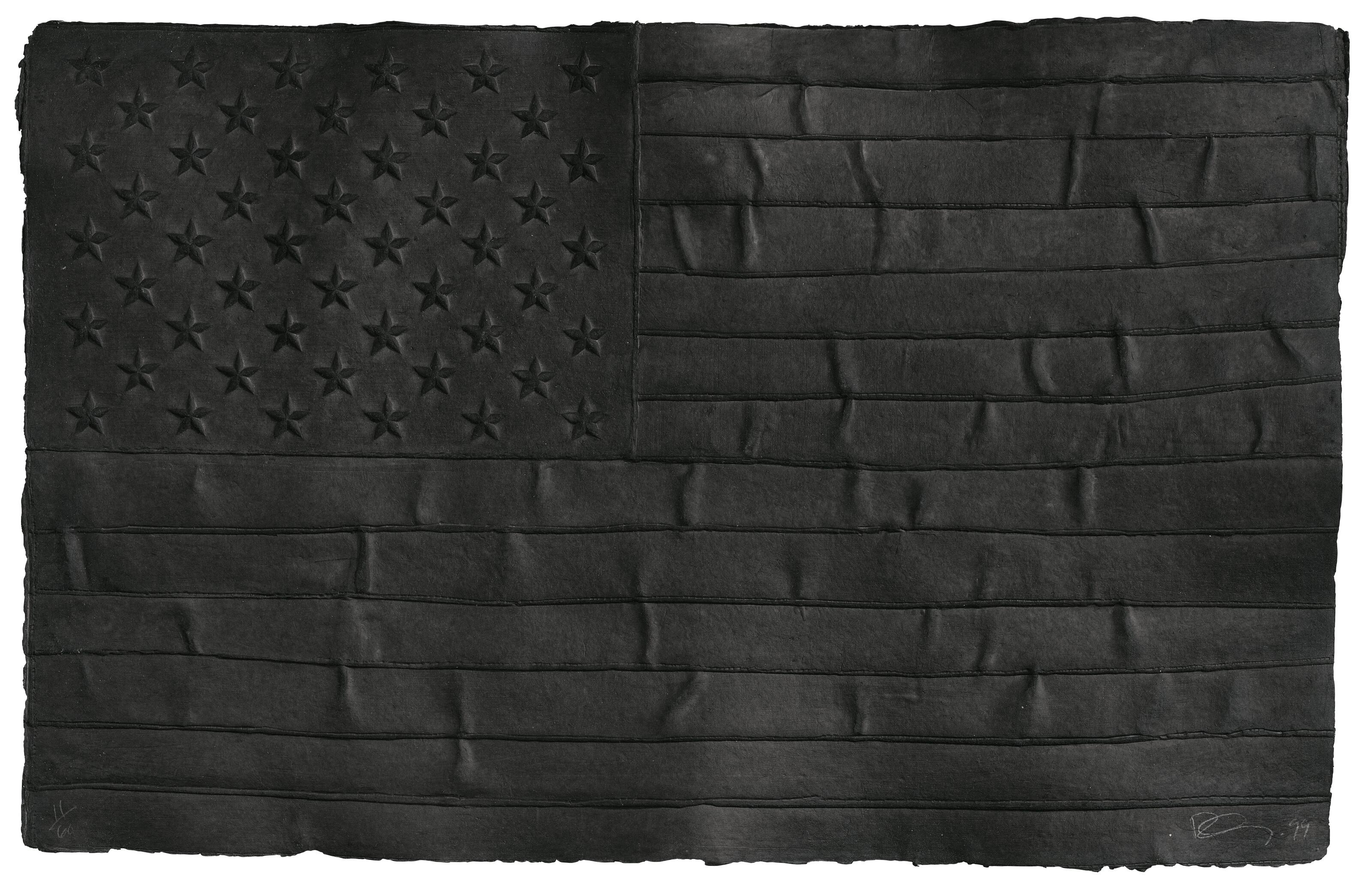 Robert Longo - Black Flag