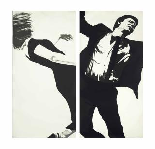 Robert Longo - Joanna and Larry, from: Men in the Cities