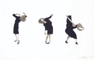 Robert Longo - Men in the Cities, Tokyo, Seibu Department Stores, Ltd., 1990