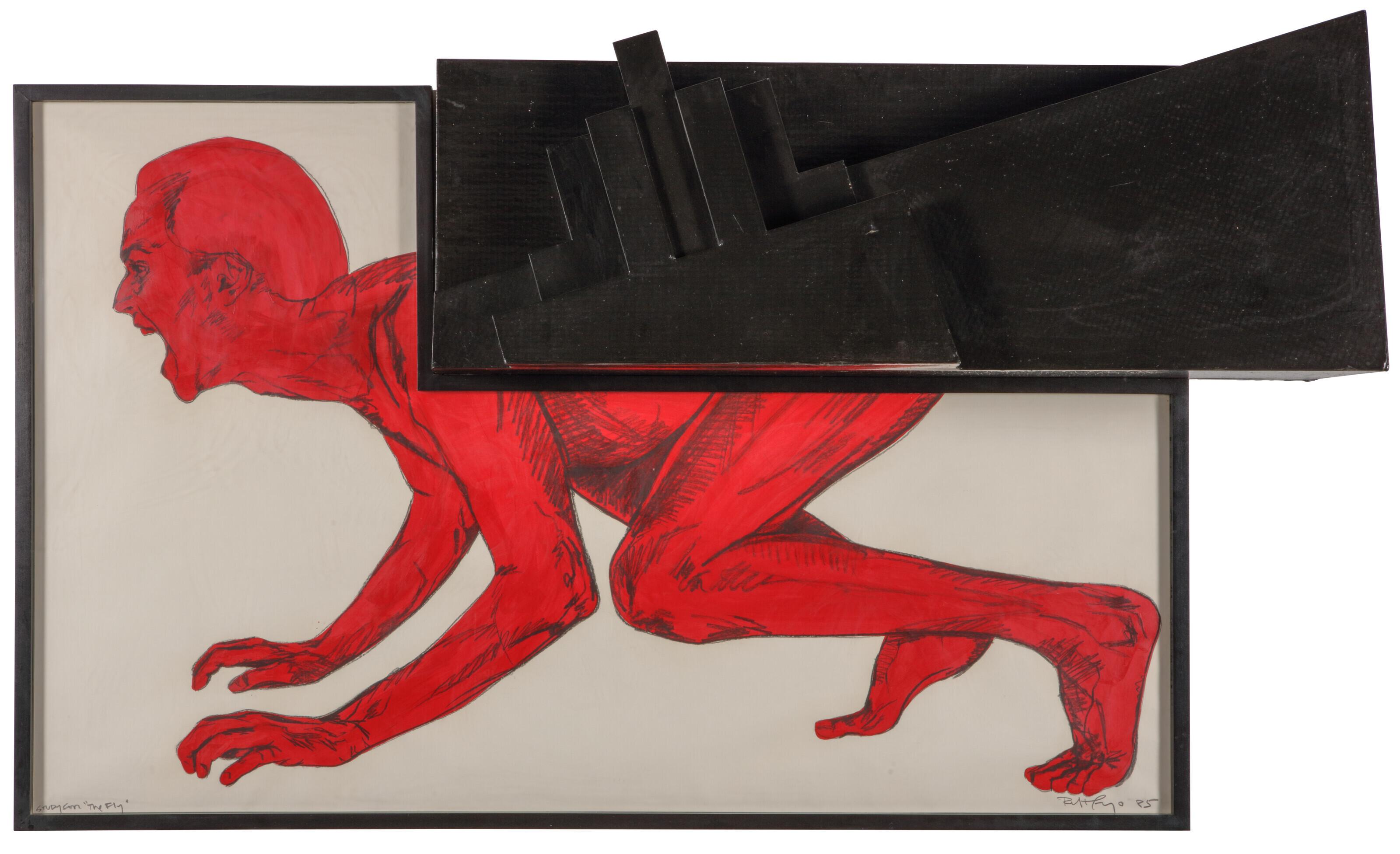 Robert Longo - Model for Now is a Creature (The Fly)