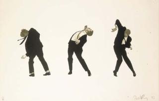 Robert Longo - Plate I; Plate II; and Plate III, from Men in the Cities