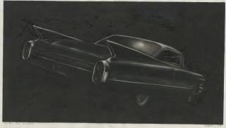 Robert Longo - Study For Caddy