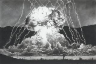 Robert Longo - Study for Firestorm