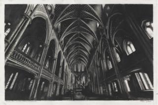 Robert Longo - Study for Notre Dame/Montreal