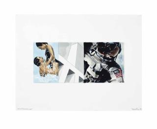 Robert Longo - Study for Rock for Light