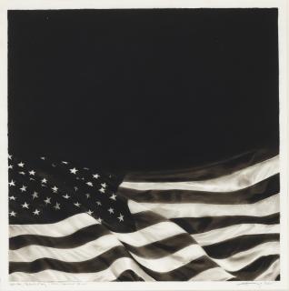 Robert Longo - Study of Black Flag - For Howard Zinn