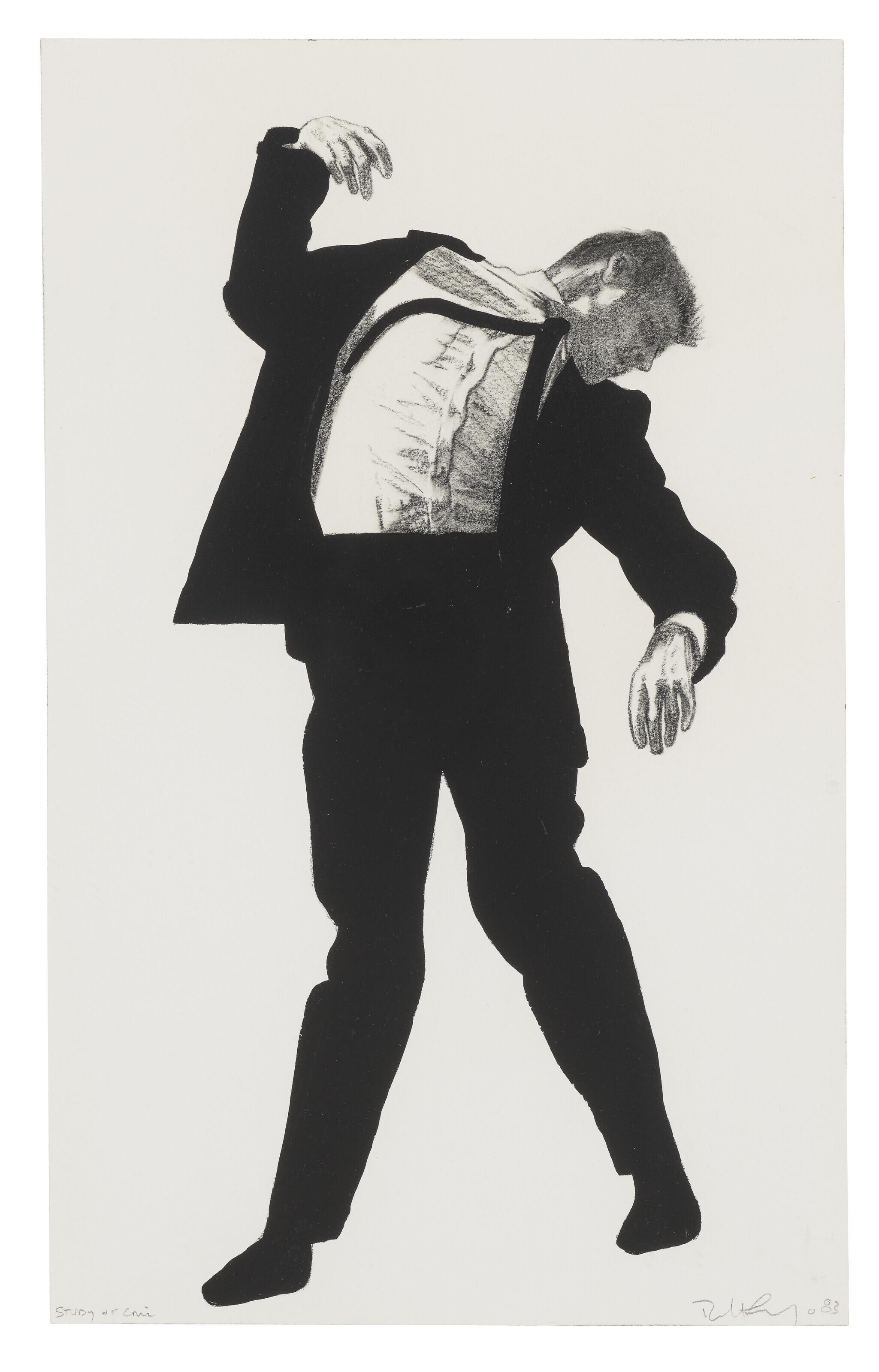 Robert Longo - Study of Eric