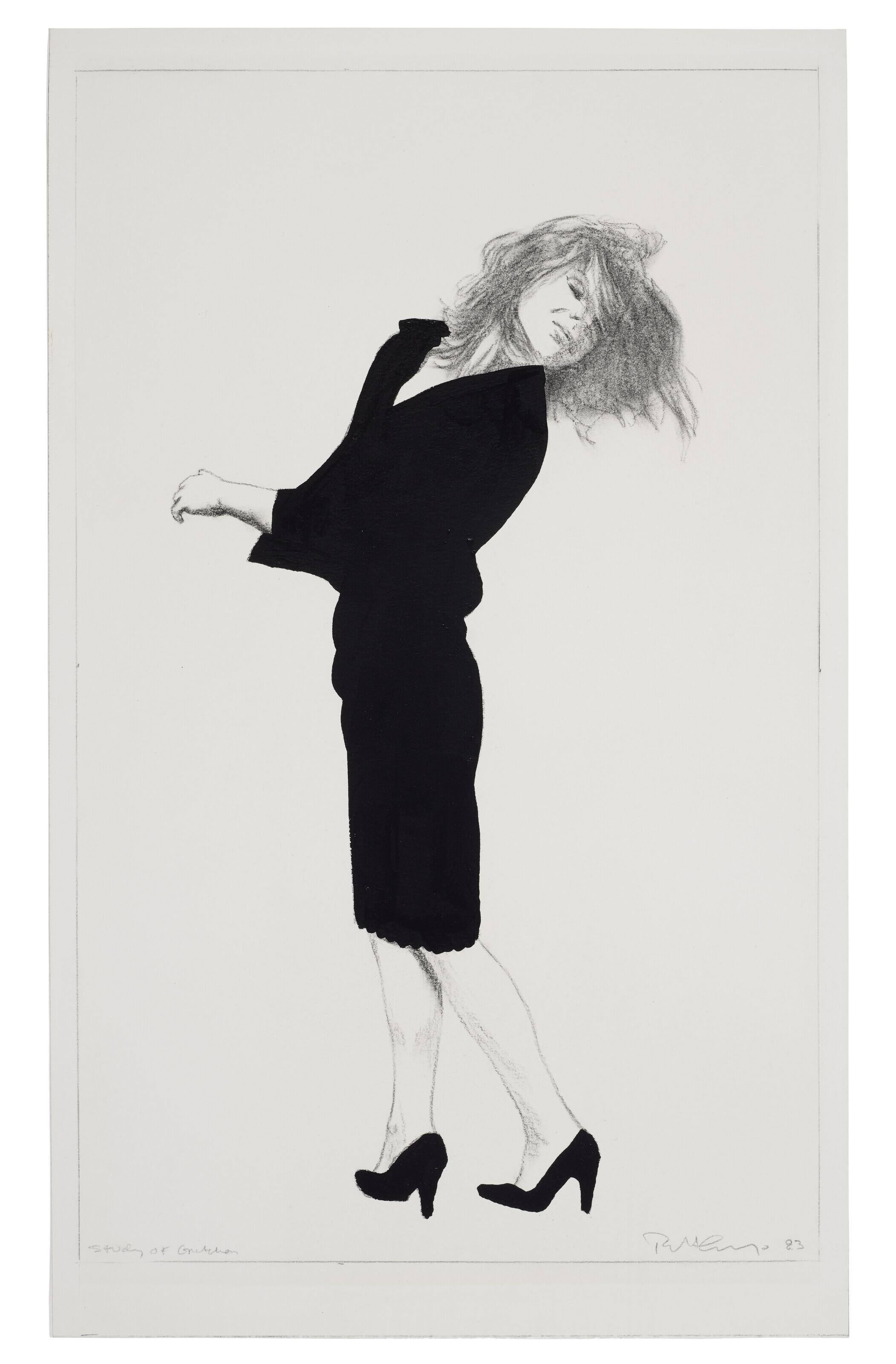 Robert Longo - Study of Gretchen