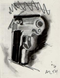 Robert Longo - Untitled (Gun)