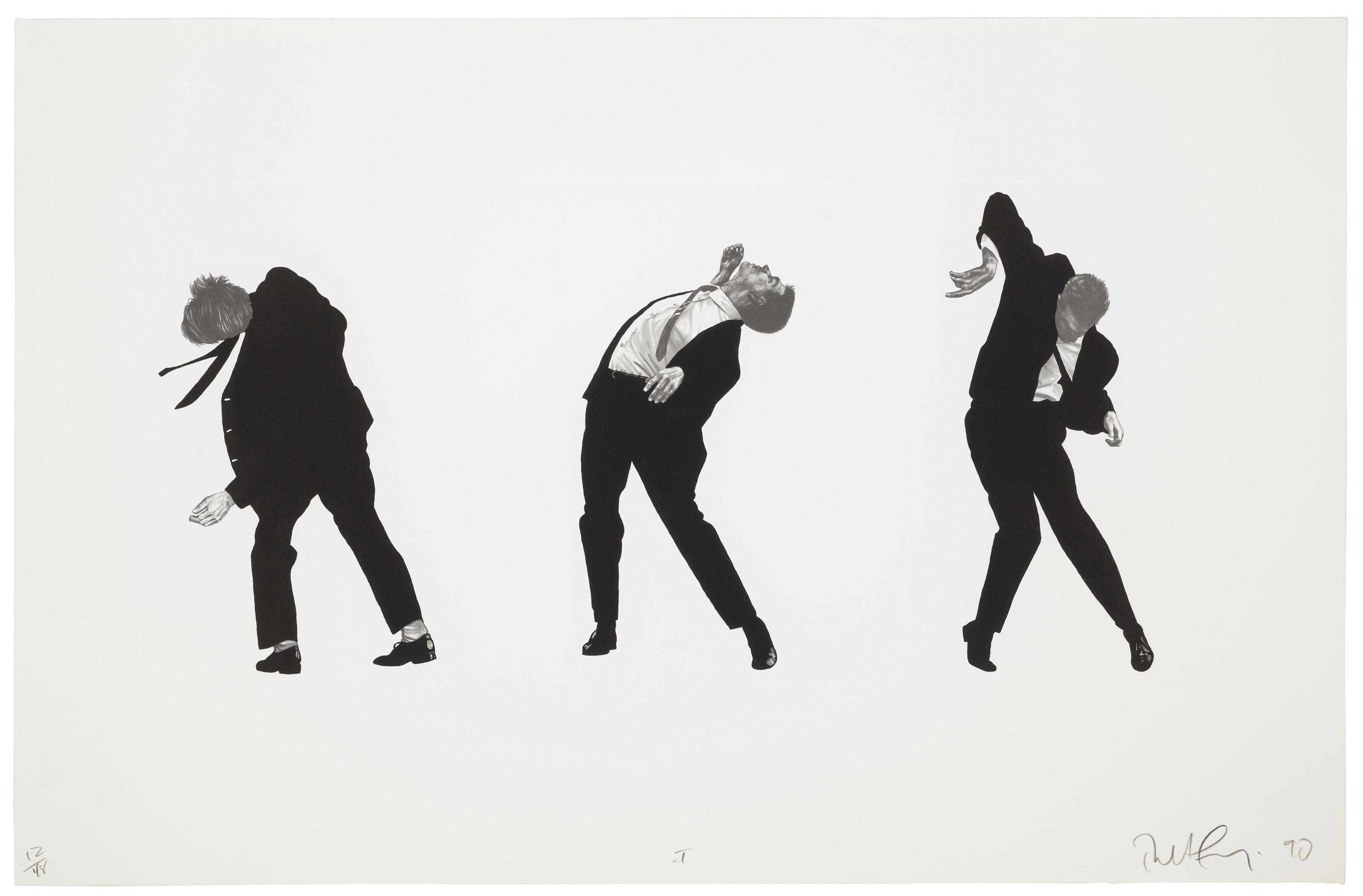 Robert Longo - Untitled I, from Men in the Cities