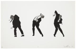 Robert Longo - Untitled I, from Men in the Cities