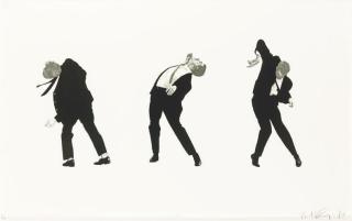 Robert Longo - Untitled I, from Men in the Cities