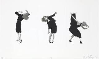 Robert Longo - Untitled II, from Men in the Cities