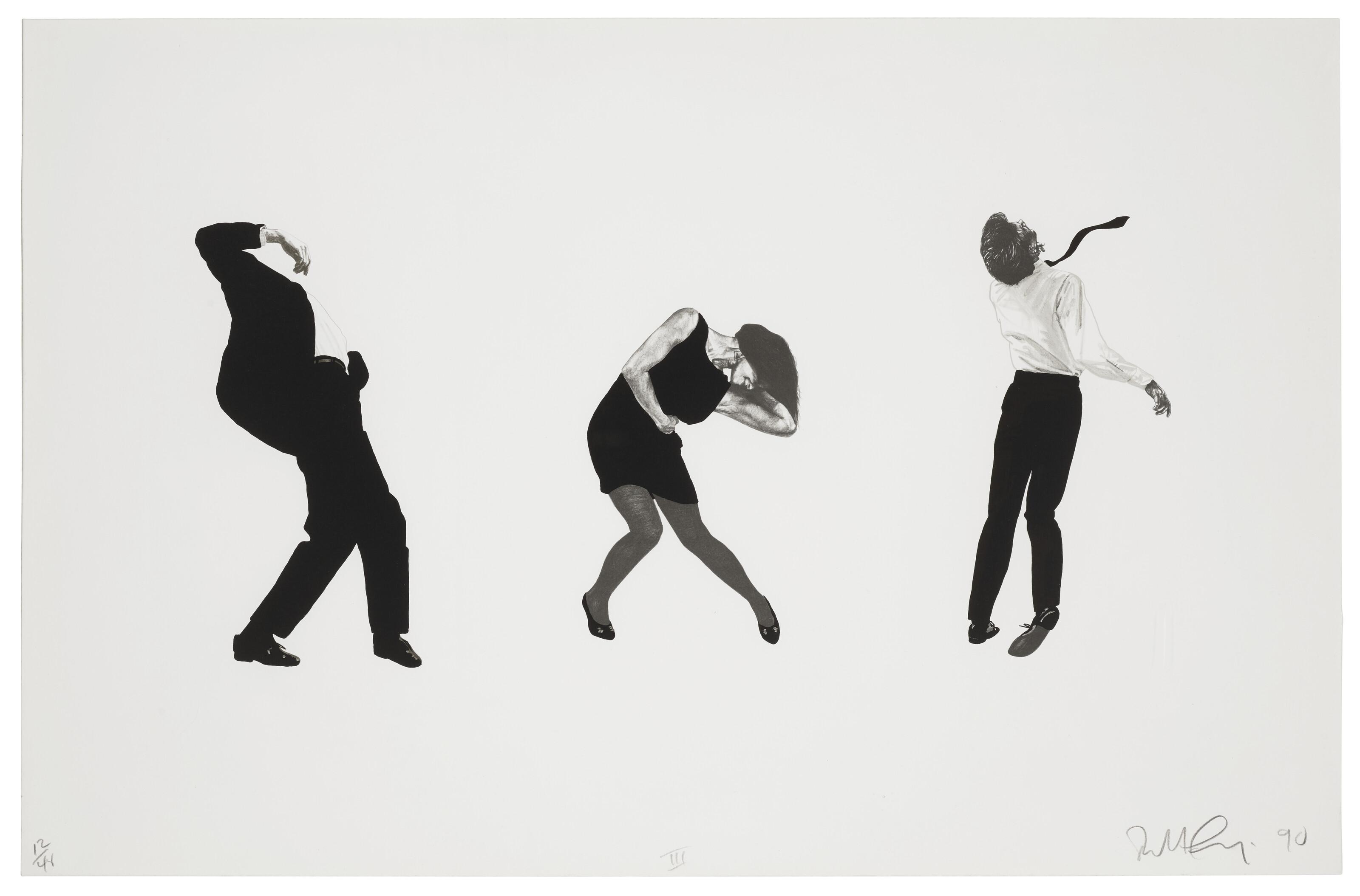Robert Longo - Untitled III, from Men in the Cities