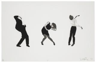 Robert Longo - Untitled III, from Men in the Cities