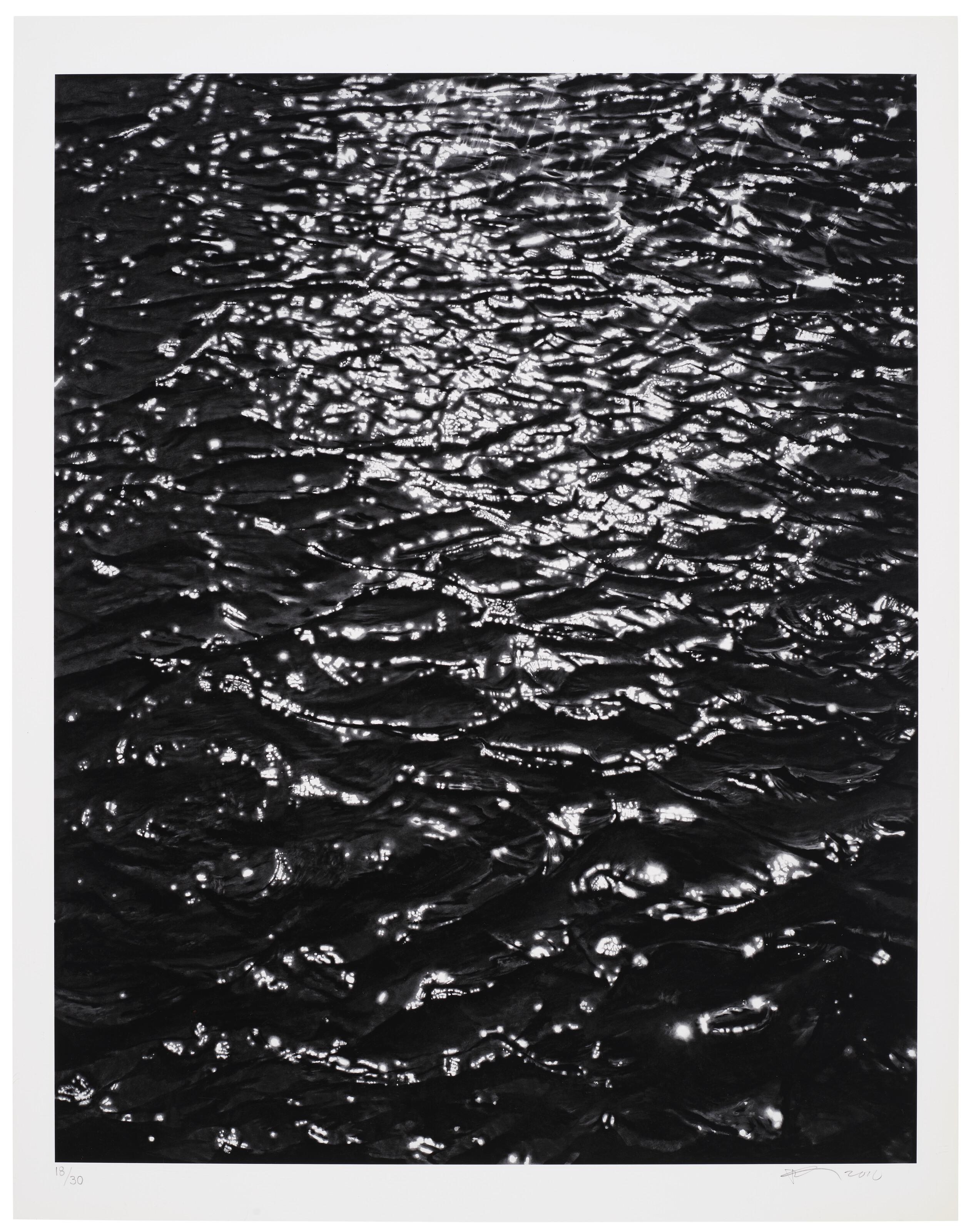 Robert Longo - Untitled (Rippling Water)