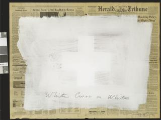 Robert Longo - White Cross on White