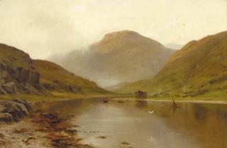 Robert Macaulay Stevenson, R.S.W. - Across the loch