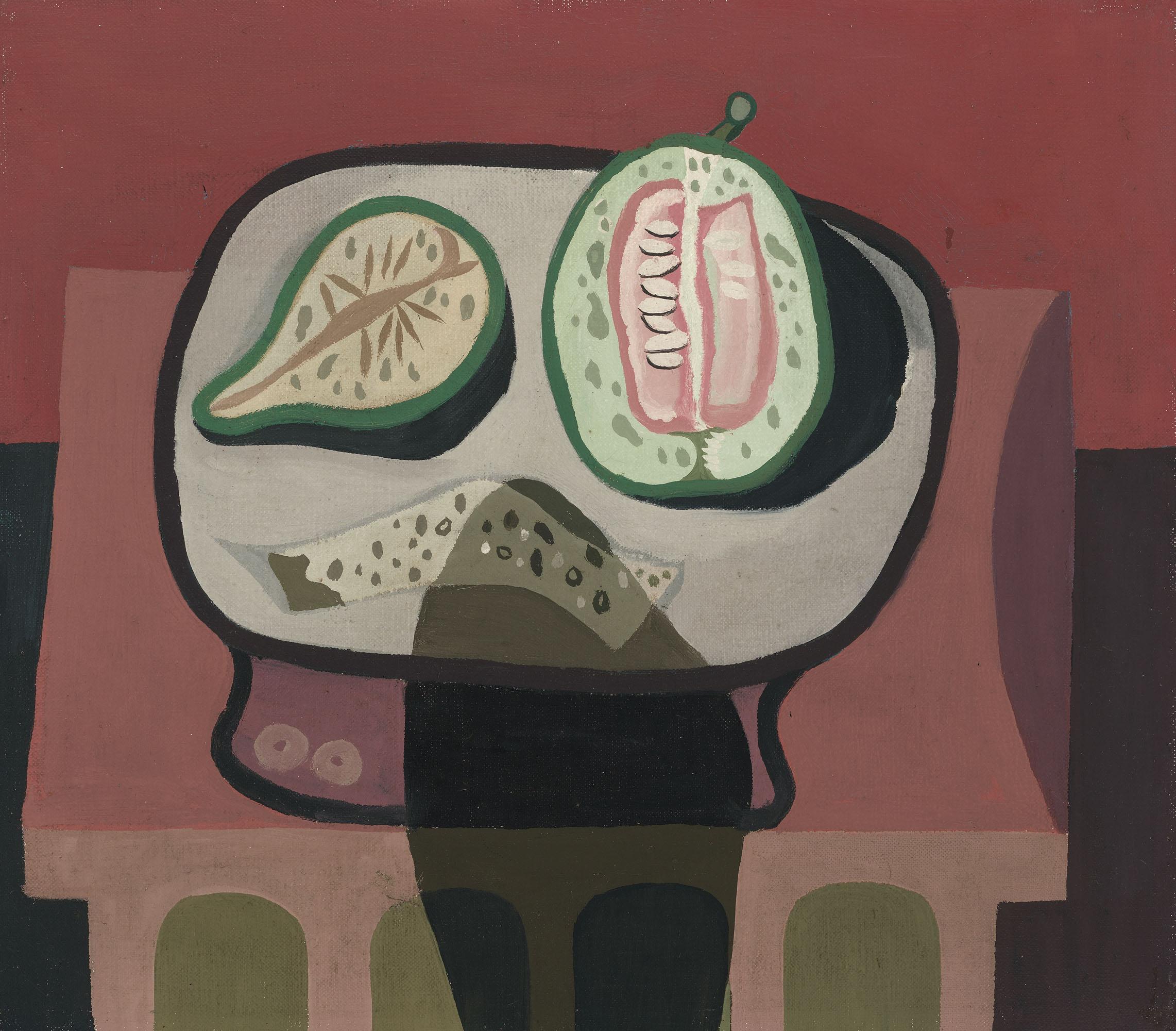 Robert Macbryde - Indian Red Still Life