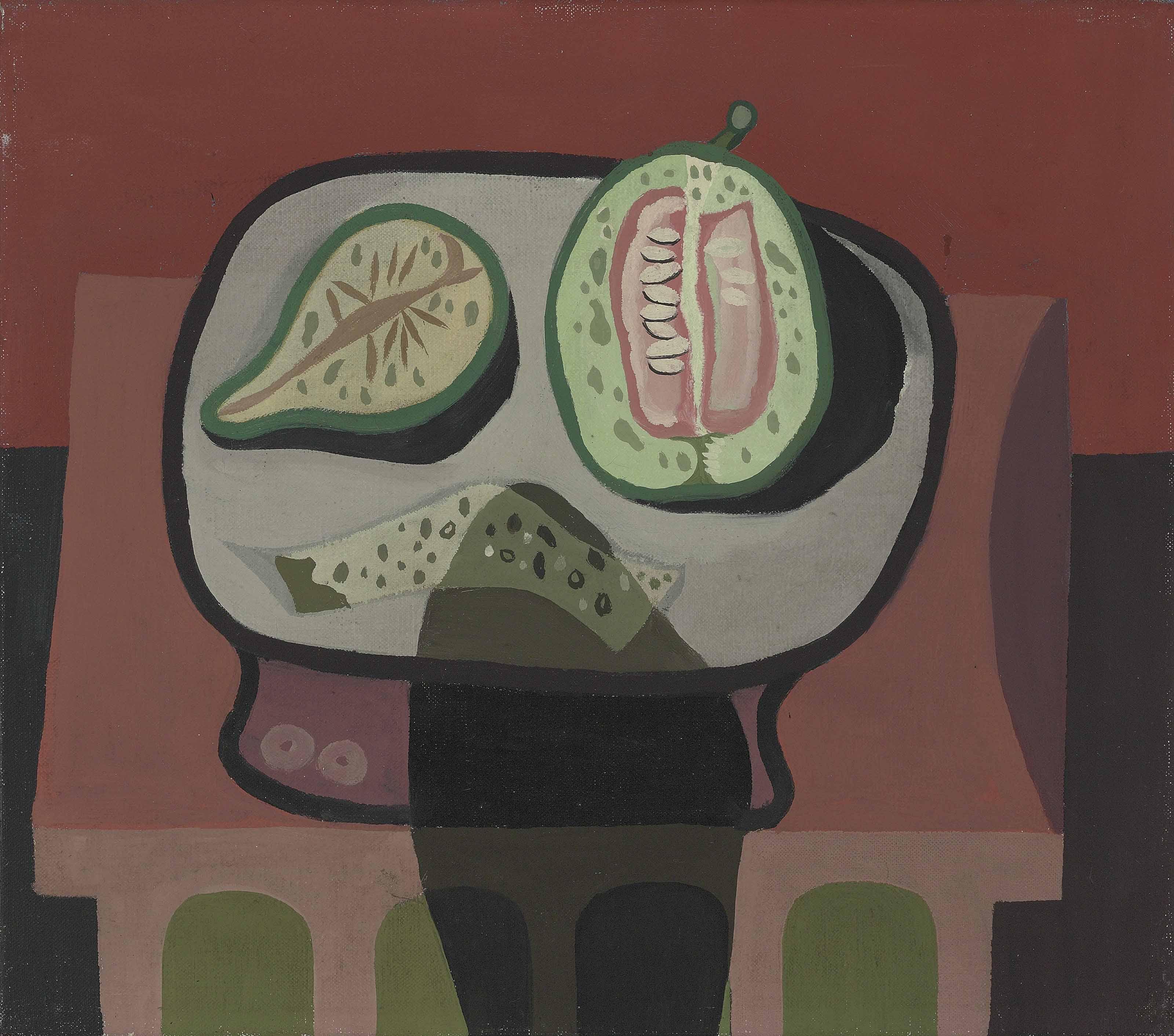 Robert Macbryde - Indian Red Still Life