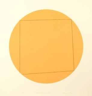 Robert Mangold - 1, from Distorted Square Within A Circle