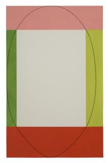 Robert Mangold - 4 Color Frame Painting #3