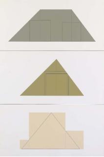 Robert Mangold - A Book of Silk Screen Prints Multiple Panel Paintings 1973-1976, Stuttgart and New York, Edition Domberger and Parasol Press, 1988