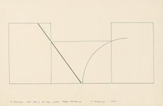 Robert Mangold - A Diagonal Line and a 90° within Three Rectangles