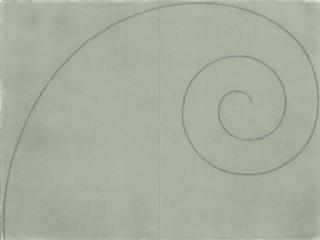 Robert Mangold - Curled Figure Study (Study IV)