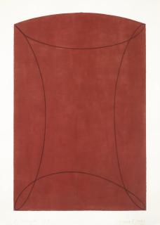 Robert Mangold - Figure I (Red)