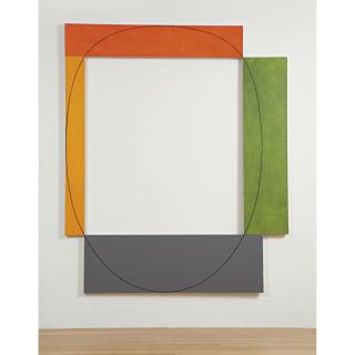 Robert Mangold - Four Color Frame Painting #14