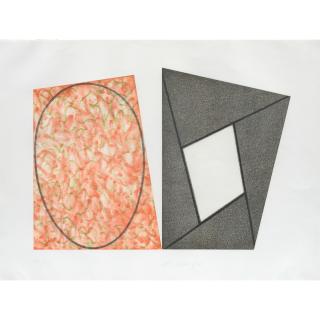 Robert Mangold - Frames and Ellipses A; Frames and Ellipses B; and Untitled, State B (Black), from BAM II (3 works)