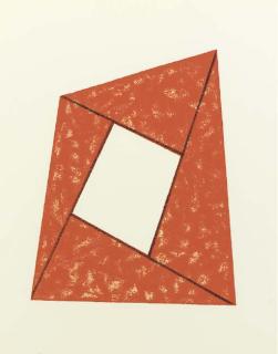 Robert Mangold - Grey Frame Orange Frame