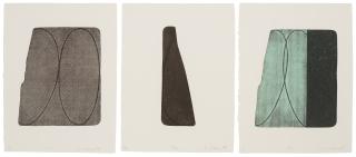 Robert Mangold - III, IV and V, from Fragments