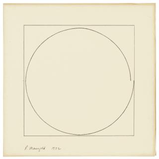 Robert Mangold - Incomplete Circle Within a Square