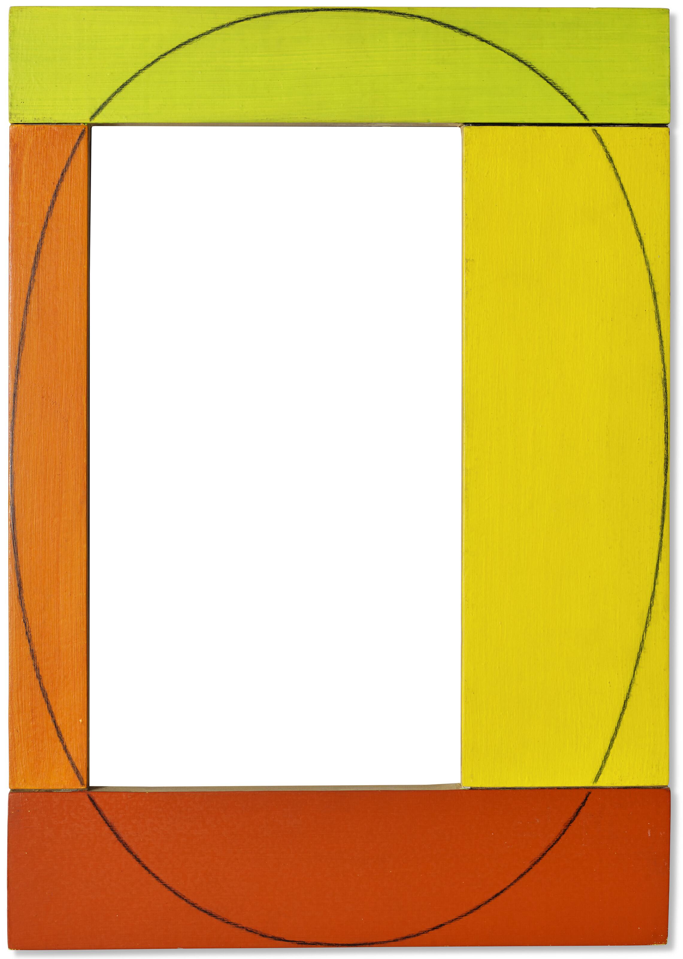 Robert Mangold - Model for Four Color Frame Painting #2