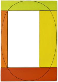Robert Mangold - Model for Four Color Frame Painting #2