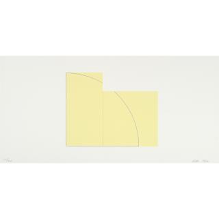 Robert Mangold - One Plate, from A Book of Silk Screen Prints: Multiple Panel Paintings, 1973-1976