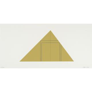 Robert Mangold - One Plate, from A Book of Silk Screen Prints: Multiple Panel Paintings, 1973-1976