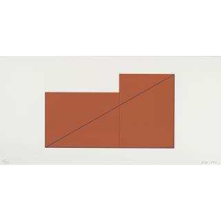 Robert Mangold - One Plate, from A Book of Silk Screen Prints: Multiple Panel Paintings, 1973-1976