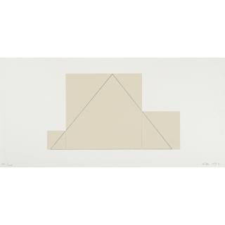 Robert Mangold - One Plate, from A Book of Silk Screen Prints: Multiple Panel Paintings, 1973-1976