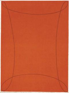 Robert Mangold - Orange, from Columbus